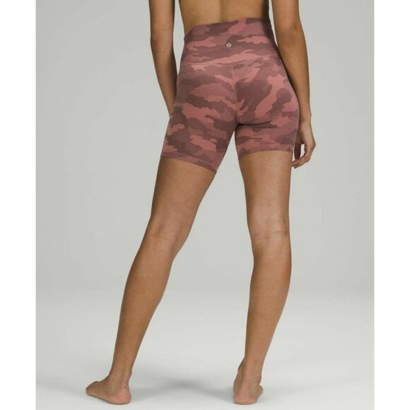 Lululemon Pants - Lululemon Align Short 6" Heritage 365 Camo Brier Rose Multi Sz 8